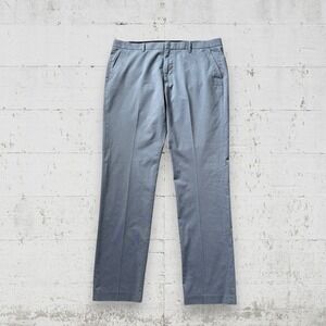Bonobos Mens Wednesday Weekday Warrior Blue Micro Houndstooth Pants 38x34
